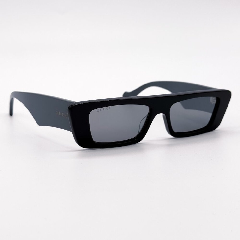 NEW GUCCI GG1331S 005 BLACK SILVER UNISEX SUNGLASSES GUCCI - Picture 5 of 12